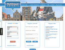Tablet Screenshot of multilingualcareers.eu